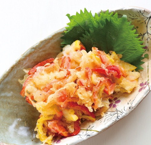 パプリカのかき揚げ